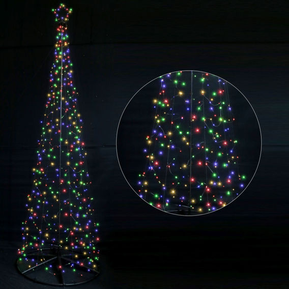 Festive Magic LED Front Yard Net Tree 3m Multi