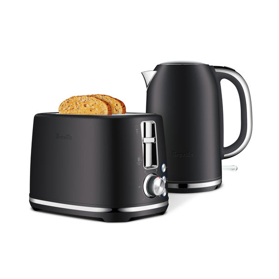 Breville the Brunch Set Kettle & Toaster Pack - Matte Black Breville the Brunch Set Kettle & Toaster Pack - Matte Black