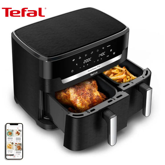 Tefal Dual Easy Fry XXXL 11L Air Fryer Tefal Dual Easy Fry XXXL 11L Air Fryer