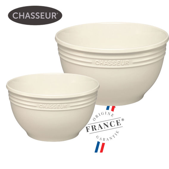 Chasseur Mixing Bowl Set Cream Chasseur Mixing Bowl Set Cream