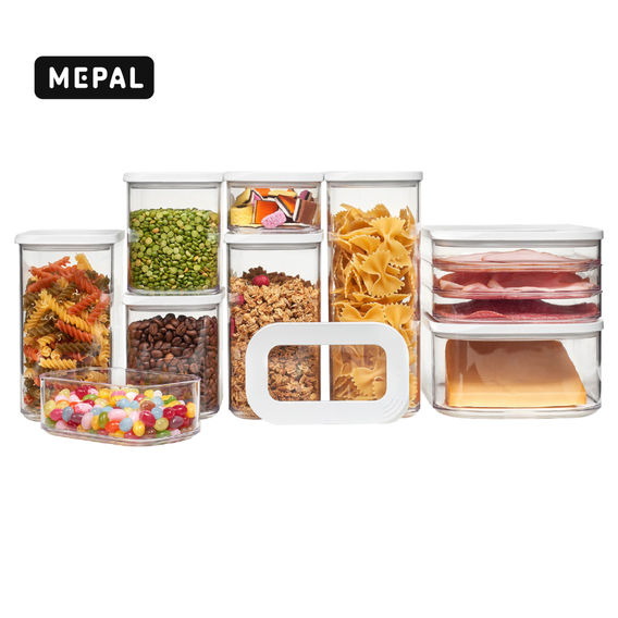 Mepal Modula 9pce set White