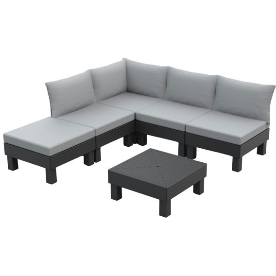Keter Elements 5-Seater Modular Lounge Set