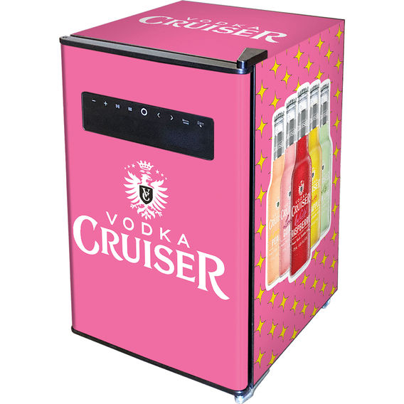 Vodka Cruiser 70L Bluetooth Speaker Party Fridge
