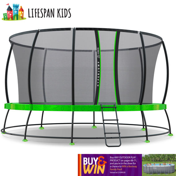 Lifespan Kids 14ft Bouncezone Spring Trampoline