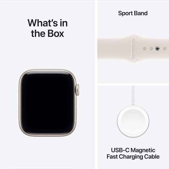 Apple Watch SE 3 GPS 44mm - Starlight S/M