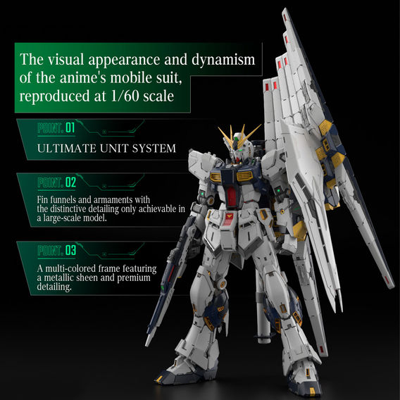 Bandai Perfect Grade Unleashed Nu Gundam