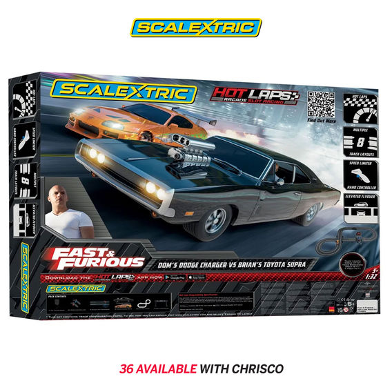 Scalextic Fast and the Furious Slot Car Set
