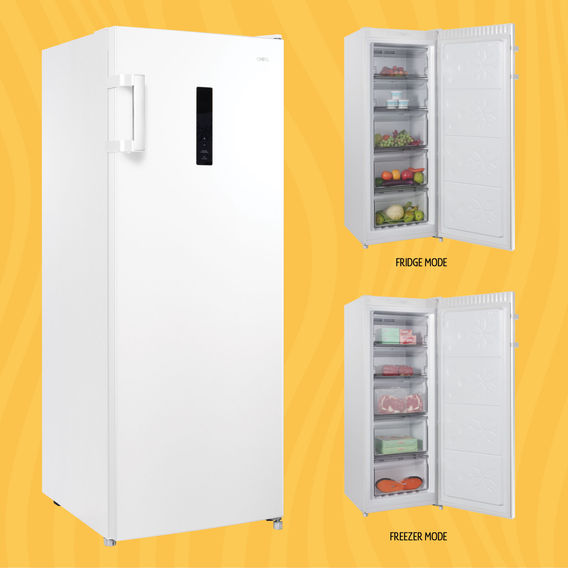 CHiQ 166L Hybrid Vertical Frost Free Freezer CHiQ 166L Hybrid Vertical Frost Free Freezer