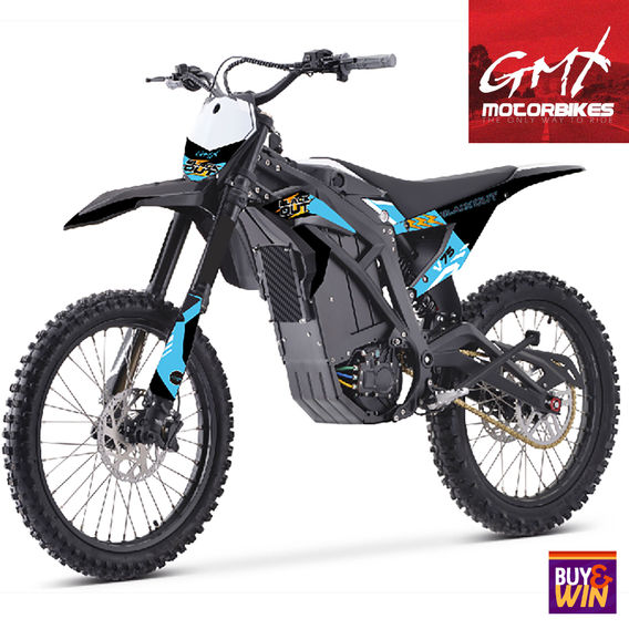 GMX-E Electric Dirt Bike BLACKOUT V75
