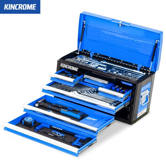 KINCROME EVOLUTION Chest Tool Kit 133 Piece 6 Drawer (26 KINCROME EVOLUTION Chest Tool Kit 133 Piece 6 Drawer (26