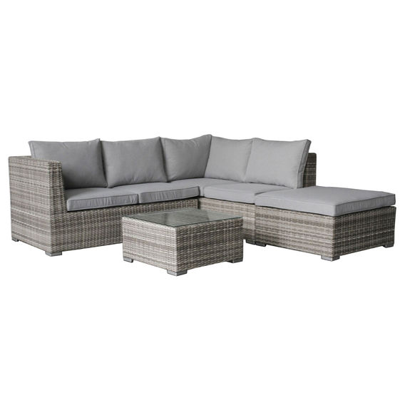 Solway Corner Modular Lounge Setting – Grey Solway Corner Modular Lounge Setting – Grey