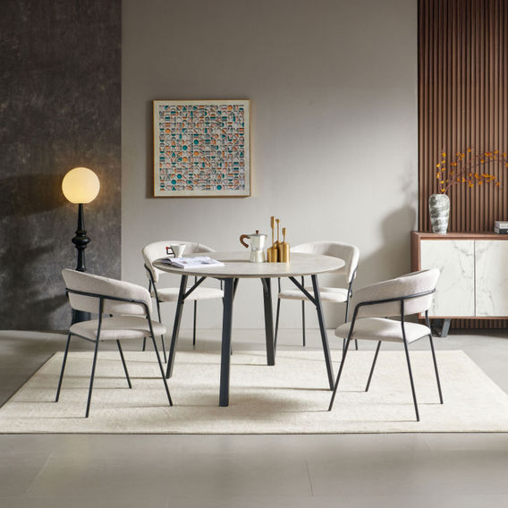 Primo 5Pc 120cm Rnd Dining Set Primo 5Pc 120cm Rnd Dining Set