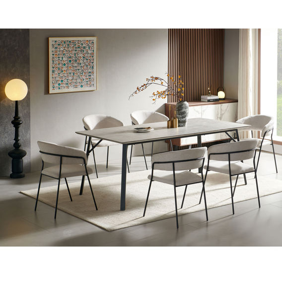 Primo 7Pc 200cm Rect Dining Set