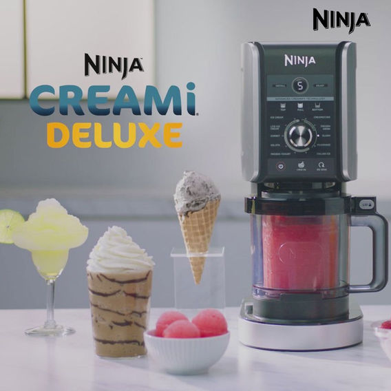 Ninja CREAMi™ Deluxe 11-in-1 Ice Cream and Frozen Treat Maker Ninja CREAMi™ Deluxe 11-in-1 Ice Cream and Frozen Treat Maker