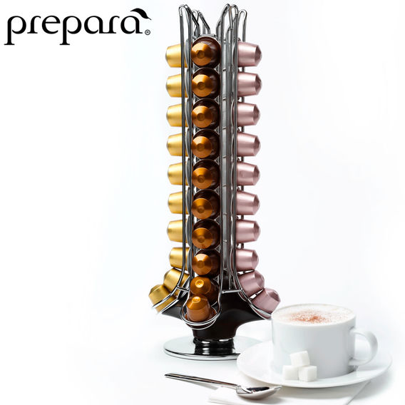 50 Coffee Capsule Carousel 38 x 16.5cm - Limousine Black 50 Coffee Capsule Carousel 38 x 16.5cm - Limousine Black
