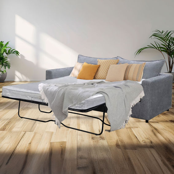 Carolina Sofa bed with Mattress – Pewter
