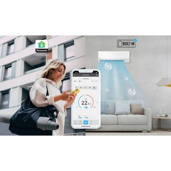Panasonic Reverse Cycle Split System Air Conditioner - 4.2kW