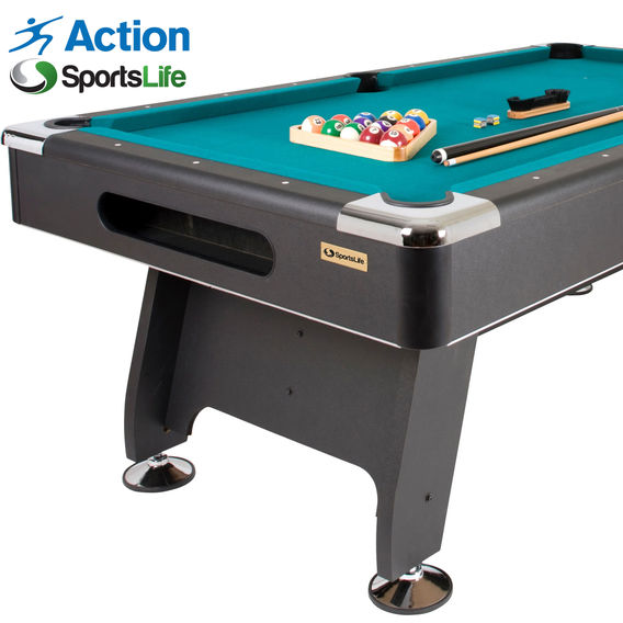 SportsLife 7ft Pool Table in Green