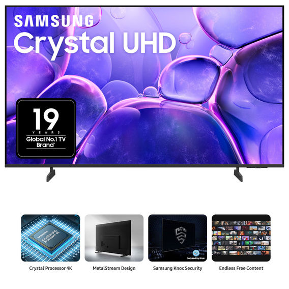 Samsung Crystal UHD 4K Smart TV - 65
