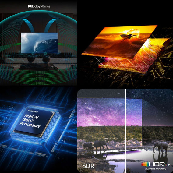 Samsung NEO QLED 4K Mini LED Smart AI TV - 75