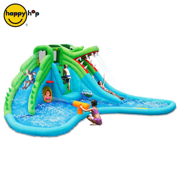 Happy Hop Crocodile Water Slide
