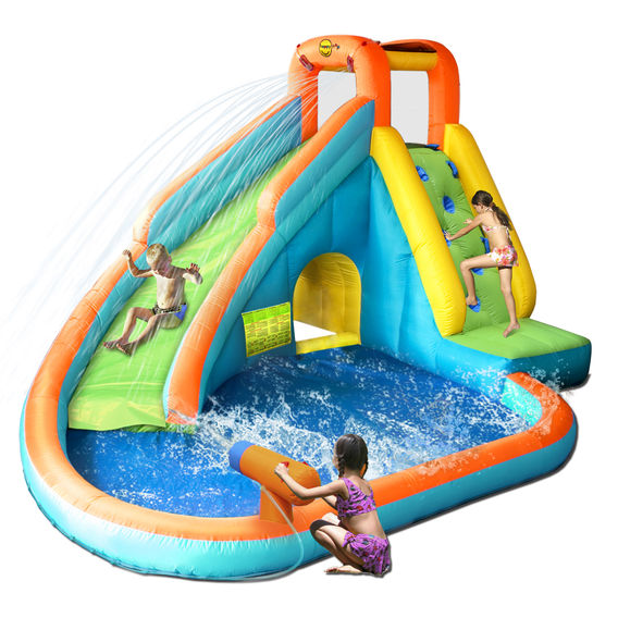 Happy Hop Water Slide with Pool and Cannon Happy Hop Water Slide with Pool and Cannon