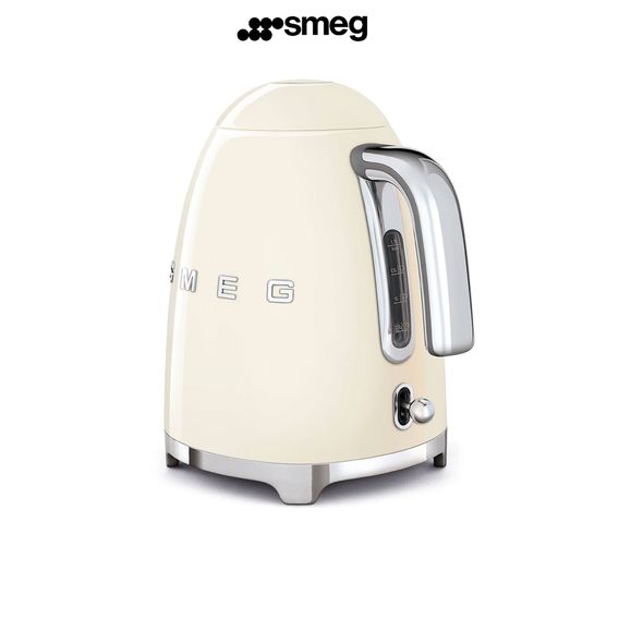 Smeg 50's Style Stainless Steel 1.7L Kettle - Cream