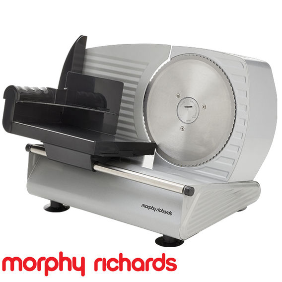 Morphy Richards 200W Stainless Steel Electric Food Slicer Morphy Richards 200W Stainless Steel Electric Food Slicer