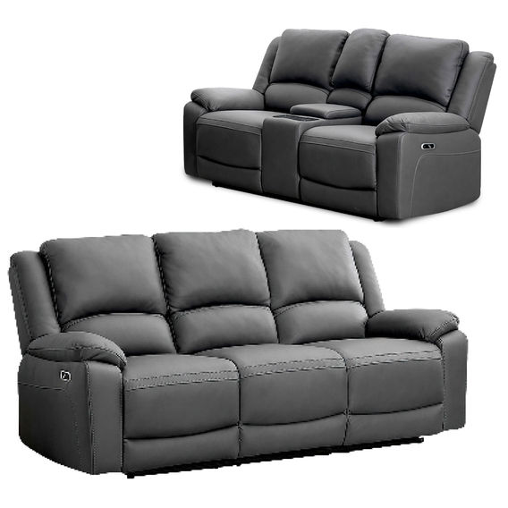 Commander 3-Seater + 2-Seater in Charcoal