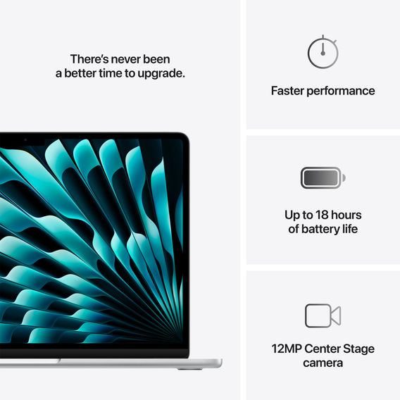MacBook Air 13.6in - 256GB Silver