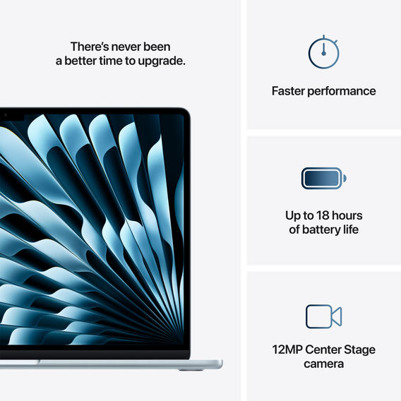MacBook Air 15.3in - 256GB Sky Blue