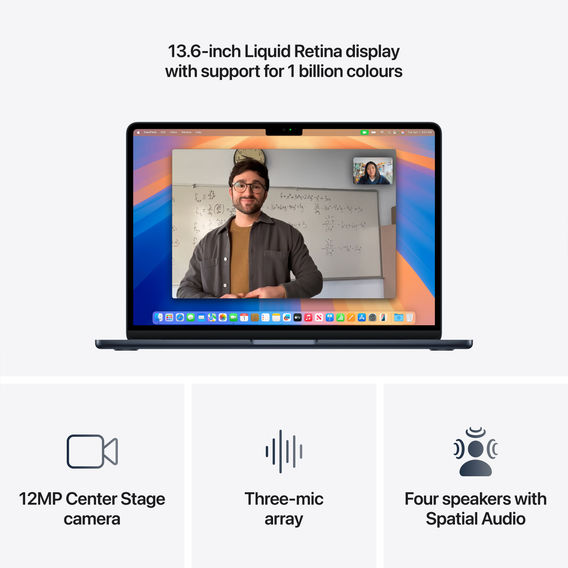 MacBook Air 13.6in - 512GB Midnight