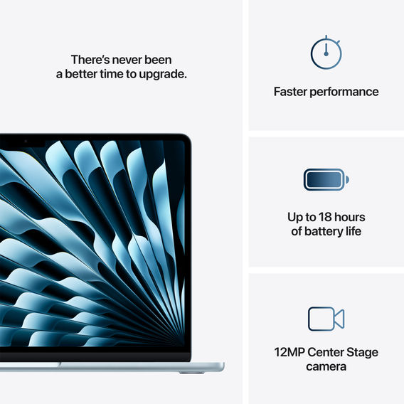 MacBook Air 13.6in - 512GB Sky Blue