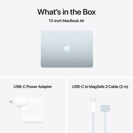 MacBook Air 13.6in - 512GB Sky Blue