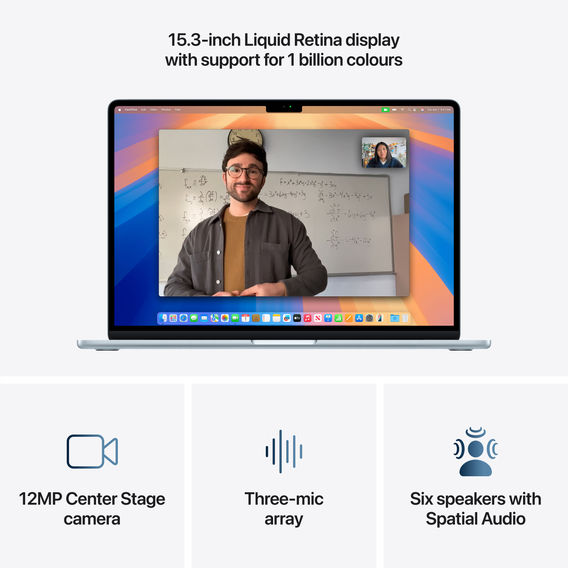 MacBook Air 15.3in - 512GB Sky Blue