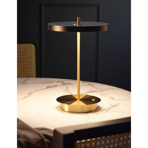Camilla LED Cordless Table Lamp Brass/Black Camilla LED Cordless Table Lamp Brass/Black