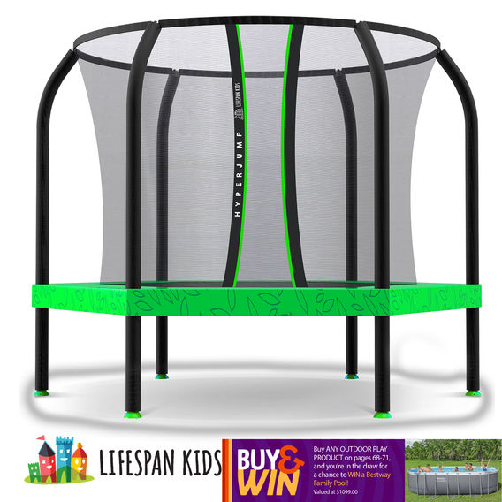 Lifespan Kids 7ft Springless Hoppy 2 Trampoline Set