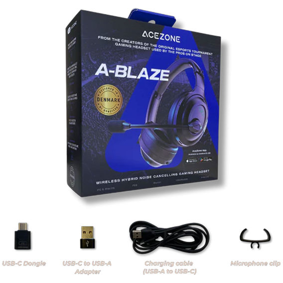 AceZone A-Blaze Hybrid ANC Wireless Gaming Headset