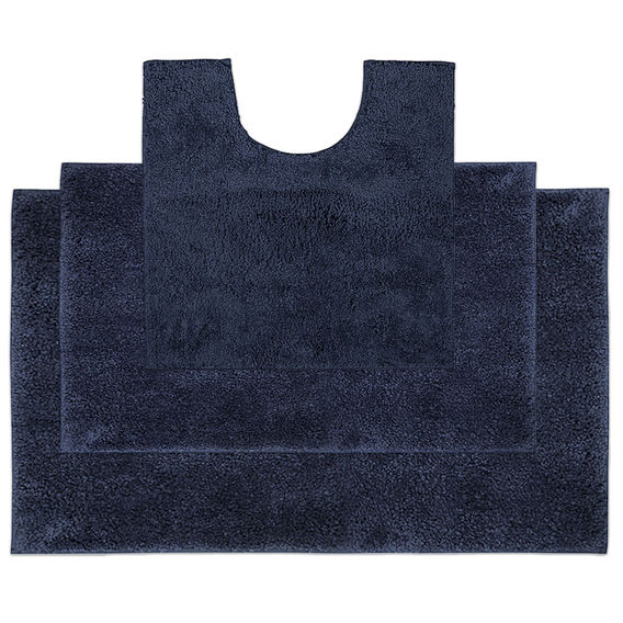 Bambury Microplush Bath Mat Bundle - Navy Bambury Microplush Bath Mat Bundle - Navy