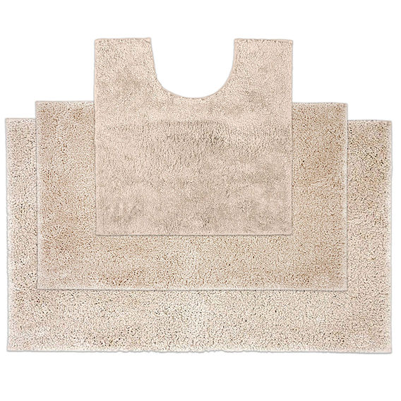 Bambury Microplush Bath Mat Bundle - Buff Bambury Microplush Bath Mat Bundle - Buff