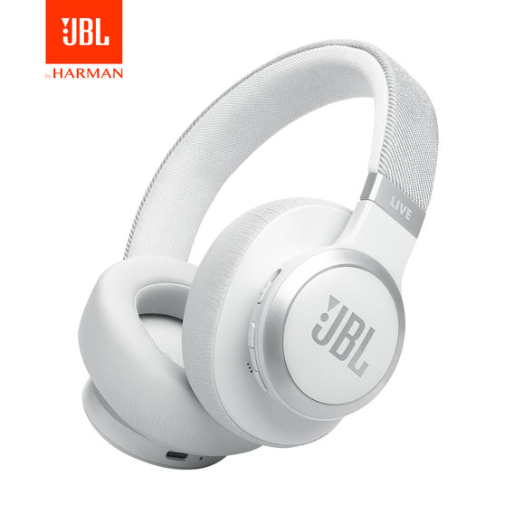 JBL Live 770 BT ANC Headphones - White