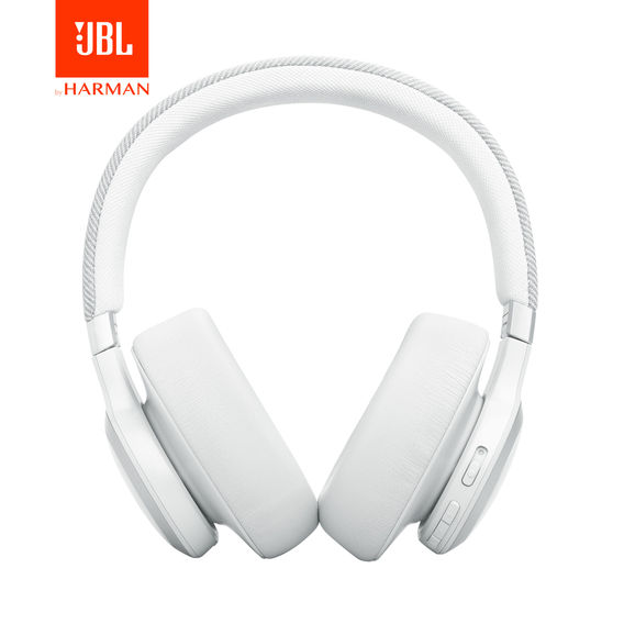 JBL Live 770 BT ANC Headphones - White