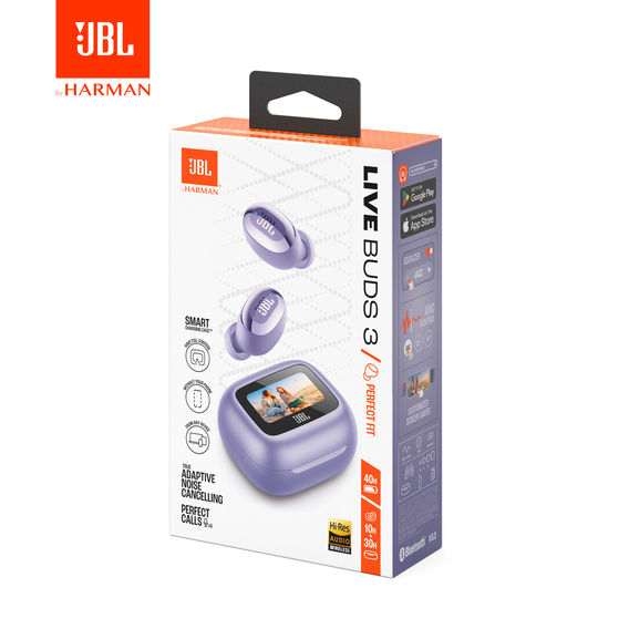 JBL LIVE BUDS 3 TWS ANC Earbuds - Purple JBL LIVE BUDS 3 TWS ANC Earbuds - Purple