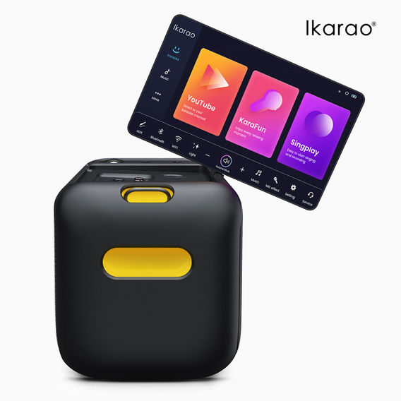 Ikarao Break X1 Portable 800W Karaoke Machine with 13.3” Lyrics Display Ikarao Break X1 Portable 800W Karaoke Machine with 13.3” Lyrics Display