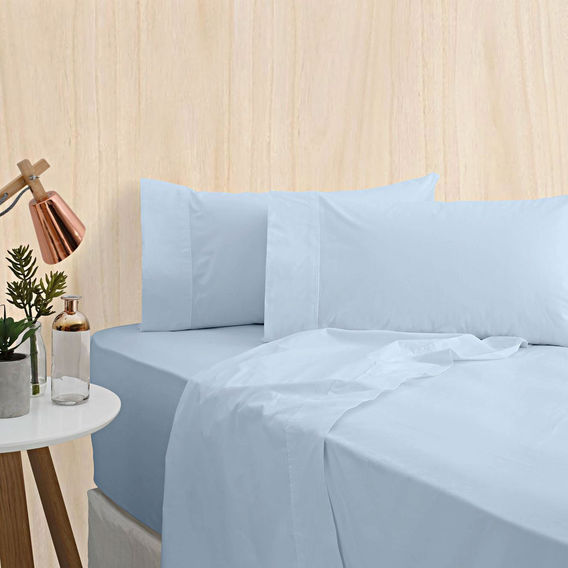 Bas Philips Bamboo/Cotton Sheet Set Blue Dream - KB