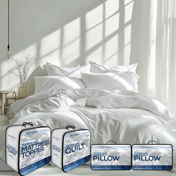 Microlush 4Pc Bedding Bundle - KB