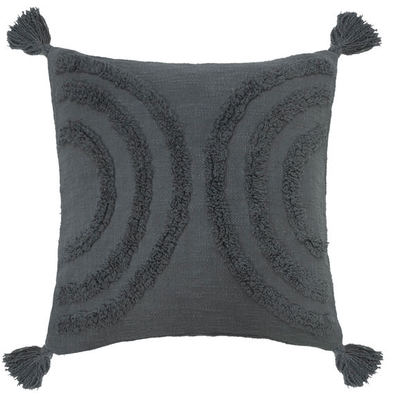 Argyle Tufted Throw & Cushions Pack Indigo