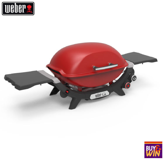 Weber Q+ Flame Red