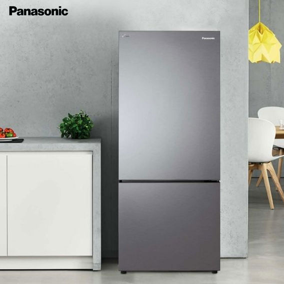 Panasonic 380L Bottom Mount Refrigerator Silver Panasonic 380L Bottom Mount Refrigerator Silver