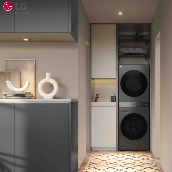 LG 12/9KG WashTower™ Stacked Washer Dryer LG 12/9KG WashTower™ Stacked Washer Dryer